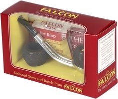 Pfeifen Pfeifen Sets  Falcon Gebogen Sand Bulldog