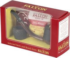 Pfeifen Pfeifen Sets  Falcon Gebogen Glatt Dublin (Variante 2)