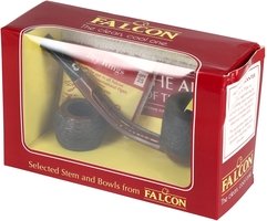Pfeifen Pfeifen Sets  Falcon Gebogen Sand Dublin (Variante 2)