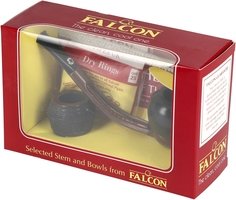 Pfeifen Pfeifen Sets  Falcon Gebogen Glatt Apple (Variante 2)