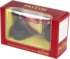 Pfeifen Pfeifen Sets  Falcon Gebogen Glatt Dublin (Variante 2)