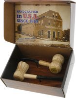 Missouri Meerschaum Pfeifen Geschenksets Great Dane (Geschenkpackung mit 2 Pfeifen)