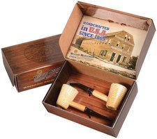 Missouri Meerschaum Pipe Gift Sets Mark Twain (Geschenkpackung mit 2 Pfeifen)
