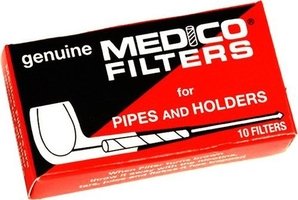 Pfeifenzubehör Pfeifenfilter  Missouri Meerschaum Medico 6mm (10er Packung)