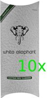 Pfeifenzubehör Pfeifenreiniger  White Elephant 10er Sparpack - Cotton (100 Stück)