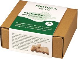 Tortuga Verde Pfeifenfilter Balsa 9mm (110 Stück) (101621)