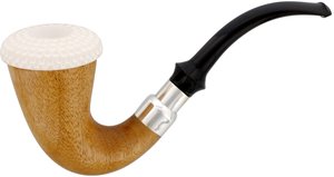 Pfeifen Serienpfeifen  CPW Pipes Calabash Mahogany Nr. 48 rustiziert