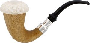 Pfeifen Serienpfeifen  CPW Pipes Calabash Mahogany Nr. 52 rustiziert
