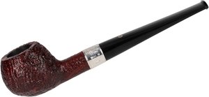 Pfeifen Freehand Pfeifen  Ashton Pipes Pebble Grain Sandblast XXX Prince Silver