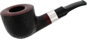 Holmer Knudsen Flake Pipes Pot schwarz filterlos (interne Nr. 9)