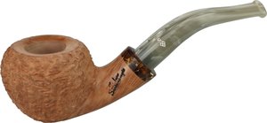 Pfeifen Freehand Pfeifen  Stefano Santambrogio Rustic Natural medium (interne Nr. 224)