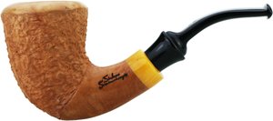 Pfeifen Freehand Pfeifen  Stefano Santambrogio Rustic  Natural big (interne Nr. 242)