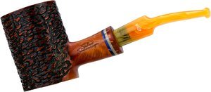 Pfeifen Freehand Pfeifen  Stefano Santambrogio Rustic big (interne Nr. 266)