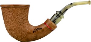 Pfeifen Freehand Pfeifen  Stefano Santambrogio Rustic Natural Big Calabash (interne Nr. 331)