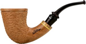 Pfeifen Freehand Pfeifen  Stefano Santambrogio Rustic Natural Big Calabash (interne Nr. 332)