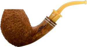 Pfeifen Freehand Pfeifen  Stefano Santambrogio Rustic Natural Big (interne Nr. 322)