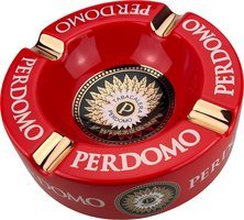 Zigarrenzubehör Aschenbecher  Perdomo rot gold mit 4 Ablagen (1006733055)