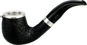 Pfeifen Serienpfeifen  Brebbia sabbiata Nera Modell 60 Cappuccio + Coperchio (ITALIASN60CC)