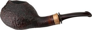 Gabriele Dal Fiume freehand pipe (interne Nr. 3) turtle