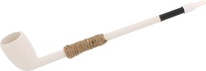 Pfeifen Serienpfeifen  Old German Clay Pipes Halblang Eschelbach #4WO mit Spitze