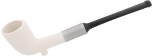 Pfeifen Serienpfeifen  Old German Clay Pipes Bladernheim #38 Ebonit