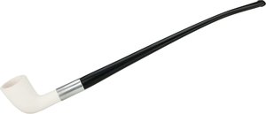 Pfeifen Serienpfeifen  Old German Clay Pipes Ton Dublin Reading weiss 9mm #R10