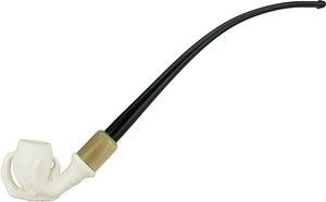 Pfeifen Serienpfeifen  Old German Clay Pipes Kralle Reading Horn-Adapter Ebonit Taper 9mm