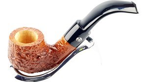 Rattray's Trsikele Handmade Extra Triskele Sandblast Bent Tan Pfeife 6590