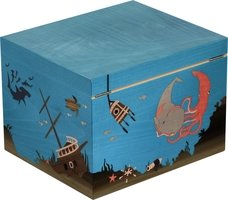 Zigarrenzubehör Humidor  Elie Bleu Aquarium für 110 Zigarren (ltd. No. 38/199)