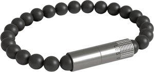 Les Fines Lames Punch Bracelets Onyx Matte - Elastic