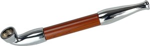 Tsuge Kiseru Marufuku Braun kurz (6121)