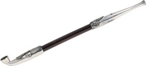 Tsuge Kiseru Asakusa Dragon silver (6200) (50977)