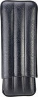 Zigarrenzubehör Etui  Martin Wess 3er smooth schwarz (902-11) (10528)