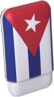 Zigarrenzubehör Etui  Elie Bleu Cuban Flag für 3 Zigarren