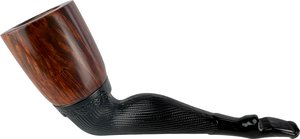 Pfeifen Serienpfeifen  Old German Clay Pipes glatt mit zusätzlichem Wechselkopf (interne Nr. 2)