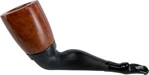 Pfeifen Serienpfeifen  Old German Clay Pipes glatt mit zusätzlichem Wechselkopf (interne Nr. 6)