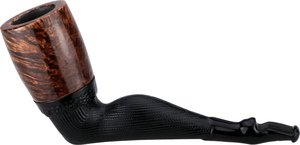 Pfeifen Serienpfeifen  Old German Clay Pipes glatt mit Wechselkopf sand (Nr. 16)
