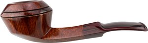 Pfeifen Serienpfeifen  Flemming Jakobsen (interne Nr. 17) Brown Facet Bulldog with Cumberland