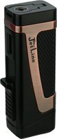 Zigarrenzubehör Feuerzeug  Jet Line braun-kupfer-schwarz (49-330-br)