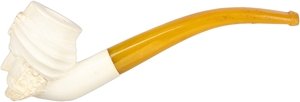 Heibe Meerschaum Pipe Bent (Nr. 129)