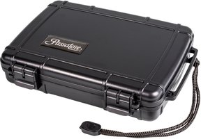 Zigarrenzubehör Humidor  Passatore Cigar Case Acryl schwarz für 6 Zigarren mit Zedernholzeinlage (560804)
