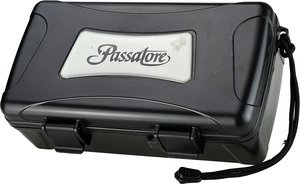 Zigarrenzubehör Humidor  Passatore Cigar Case Acryl schwarz für 10 Zigarren (II. Wahl)