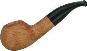 Pfeifen Serienpfeifen  Old German Clay Pipes Shorty Nr. 2 Bent Tomato 9mm