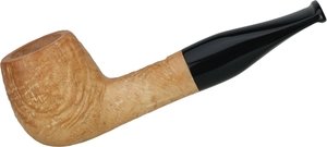 Old German Clay Pipes Basic Briar Shorty Nr. 5 Apple 9mm