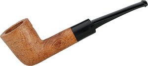 Old German Clay Pipes Basic Briar Big Dublin Saddle 9mm