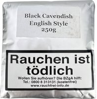 Tabak Pfeifentabak  Dan Tobacco Black Cavendish English Style 250g Sparpack