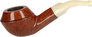 Pfeifen Serienpfeifen  Big Ben 472 nature polish horn stem (084010472) 6mm