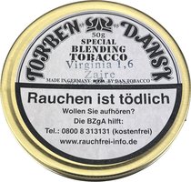 Tabak Pfeifentabak  Dan Tobacco Torben Dansk Virginia 1,6 Zaire 50g