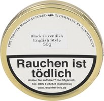 Tabak Pfeifentabak  Dan Tobacco Black Cavendish English Style 50g Dose