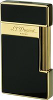 S.T. Dupont Slimmy Lack schwarz / gold (028002)